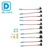 Set of 10 Add-a-Circuit Fuse Adapter with Standard & Mini Tap Blade Fuse Holder