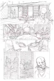 Daredevil Original Art By Mike Hawthorne