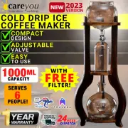 1000ml Dutch Brew Ice Cold Drip Coffee Machine Glass Filter Iced Espresso Maker