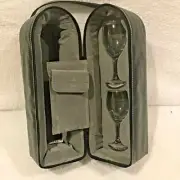 Wine Tote with 2 glasses and Corkscrew