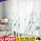 Leaf Tulle Curtains Bedroom Supplies Tulle Sheer Curtain for Living Room Kitchen