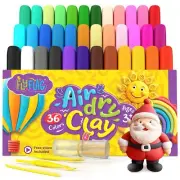 FlyFlag Air Dry Clay - 36 Colors, Soft and Ultra Light, Modeling Clay for Kid