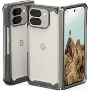UAG Plyo Google Pixel 9 Pro Fold Rugged Case - Ash (614459113131), 16 ft. Drop Protection (4.8M), Air-soft Corners, Wireless charging compatible