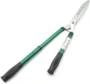 Adjustable Hedge Trimmer, Telescopic Pruning Loppers, Hedge Trimmer for the Garden, Telescopic Range 57 to 74 cm, with Jumbo Blades, Ideal for Trimming Hedges and Shrubs (Green)