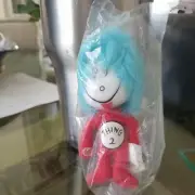 Dr. Seuss Cat In The Hat Thing 2 Mini 5” Plush Kellogg’s Cereal Toy New/Sealed