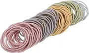 Toddmomy Seamless Thin Hair Ties for Girls 100pcs Elastic Hair Bands Non-slip Ponytail Holders for Ladies Boys and Girls