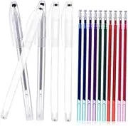 FUNOMOCYA 1 Set Water Soluble Tailors Pens Convenient Markers for Sewing Mixed Refills Cases for Tailoring and Marking Fabrics Erasable and Ink