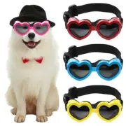 Heart Shape Dog UV Protection Glasses Dog Eye Wear Protection Photos Props