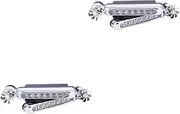 MUCKLILY 2pcs Led Wind Power Daytime Running Light Led Car Lamp Ornament Design Energy Suitable for Cars Trucks Enhanced Visibility Lifespan