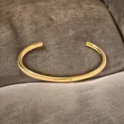 NEW 18K yellow gold plated bangle cuff bracelet jewelry B27A