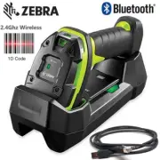 Zebra LI3678-SR0F003VZCN 1D USB Wireless Handheld Barcode Scanner w Cradle&Cable