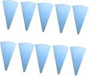 NAMOARLY Flexible Cake Decorating Bags 10 Pack 12 Inches Eva Icing Piping Bags Smooth Interior Comfortable to Hold for Baking Cookies Biscuits
