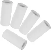 5 Rolls Mini Handheld Printer Easy Peel Labels Easy Peel Stickers Self-Adhesive Labels Pocket Printer Stickers Mini Printer Self Adhesive Thermal Label Thermal Paper Sticker White