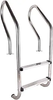 Swimming Pool Ladder,Stainless Steel Dock Ladder,Pool Steps,Pool Pedal,Load Capacity 440 Lbs for In-Ground Swimming Pools(2 Step)