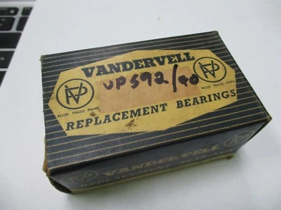Vandervell main bearings VP592/40 Austin A35, A40, Mini, Healey Sprite 948cc NOS