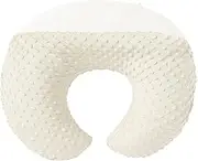 DONOMILO Nursing Pillow and Positioner Breastfeeding and Bottle Feeding, Propping Baby, Tummy Time, Sitting Support, with Removable Minky Dots Cover, for Baby Boy Baby Girl（Pristine）