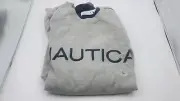 Nautica Grey Big Letters Pull Over Sweater Large Fall 17 KR7375