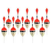 10pcs Fishing Slip Bobber Float 1/2oz 15g Balsa Slide Floats Fishing Cork Black