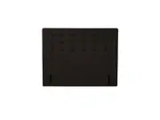 Slumberland Square Buttoned Headboard - Double / Nero