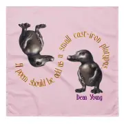"Poem Cast-iron Platypus" Dean Young Bandana Surrealist New York School