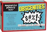 Magnetic Poetry - Obscenities Kit - Words for Refrigerator - Write Poems and Letters on the Fridge