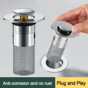 Floor Drain Filter Mesh Pop Up Drain Filter Washbasin Bounce Core Sink Strainer.