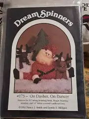 Dreamspinners On Dasher, On Prancer Beanbag Santa Reindeer Dolls Christmas Tree