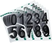 NULYLU 6 Pack Reflective Mailbox Numbers Sticker Letters for House Address Adhesive Numbers Reflective Material for Mailbox Signs