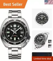 Automatic Diver 200M Mens Watch Luminescent Mechanical NH35A Analog Stainless...