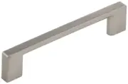 Silverline Brushed Statin Nickel Cabinet Drawer Handle Pull CC: 5" 10P