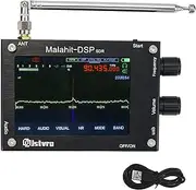 1.10b Malahit DSP SDR Receiver 3.5" 50KHz-2GHz DSP SDR Receiver Malahit SDR Shortwave Radio Receiver Malachite DSP SDR Receiver,Aluminum Alloy, with Cooling Hole