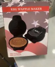 RBG Waffle Maker Ruth Bader Ginsburg Waffle Chaffle Maker Uncanny Brands