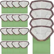 Attemart Super Coach Pro 6 Micro Filter Bags Replacement for ProTeam 6 Quart Backpack Vacuum ProVac FS 6, GoFit 6, GoFit 6 PLUS and GoFree Flex Pro II, compare to part 107314 Vacuum Bag, 20 Pack
