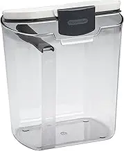 Progressive ProKeeper Flour Storage Container 3.7 Litre | Airtight Silicone Seal | Removable Leveller | Easy-To-Read Measurement Markings | Holds 5lb Bag Of Flour | Durable BPA-Free | Modern Look