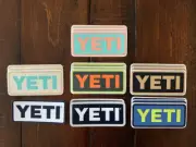 YETI Authentic Sticker Set Lot of 18 Assorted Promotional Decals Stickers