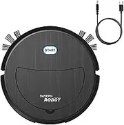 Sweeping and Mopping Robot | Robot Vacuum Cleaner | Hands- Cleaning Vacuum | Mop Lifting, Brushless Design Dust Collector for Mopping, Vacuuming, Sweeping, Remote Control for Hard Floor Carpet