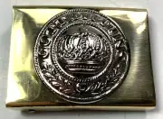 WWI GERMAN PRUSSIAN EM NCO COMBAT FIELD BELT BUCKLE