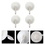 Hooks Creative Household No Punching PVC Traceless White Behind The Door