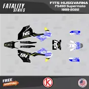 Graphics Kit for Husqvarna FS450 Supermoto 2019-2022 Fatality-Blue