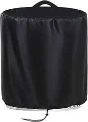 Fire Pit Cover - Outdoor Fireplace Protector, Waterproof Dust Guard | Heavy Duty Patio Firepit Shield, UV Resistant Round Fire Bowl Cover, Weatherproof Fire Pit Lid for Backyard, Deck, Garden