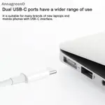 ANNA PD 200W 10A 超快速充電器 TYPE-C 轉 TYPE C 數據線用於手機 USB-C 充電數據線