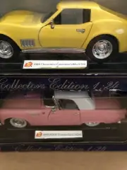Terah Collector's Edition 1/24 1968 Chevrolet Corvette & 1955 Ford Thunderbird