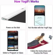 YogiFi Smart Non-Slip Yoga Mat w/ AI Technology Home Gym Workout