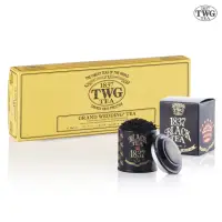 在飛比找momo購物網優惠-【TWG Tea】純棉茶包迷你茶罐雙享禮物組(皇家婚禮茶 1