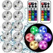 Small Submersible Led Lights with Remote,Mini LED Light,Waterproof Tea Light,...