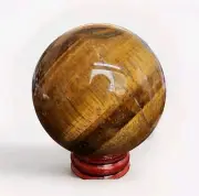 Natural Polished Crystal Tiger Eye Sphere 2.25" - USA