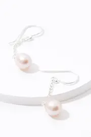 Poppy Pink Hook Earrings--LUS-POPPY-PINK