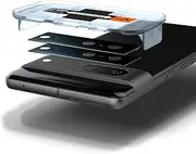 [Spigen] Glas.tR Optik Lens Camera Lens Protector Designed for Google Pixel 7 (2022) Tempered Glass Protector [2-Pack] - Black