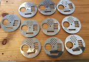 SS Nuc Entranc Discs Bee Hive Entrance Gate Discs Beekeeping EquipmentSet 100pcs