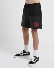 [Dexter] Dexter Boys' Unify Elastic Waist Shorts in Black/Charcoal Size 14 14 Black/Charcoal
